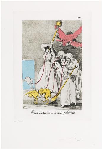 SALVADOR DALÍ Les Caprices de Goya.
